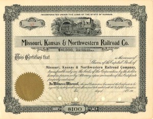Missouri, Kansas and Northwestern Railroad Co.